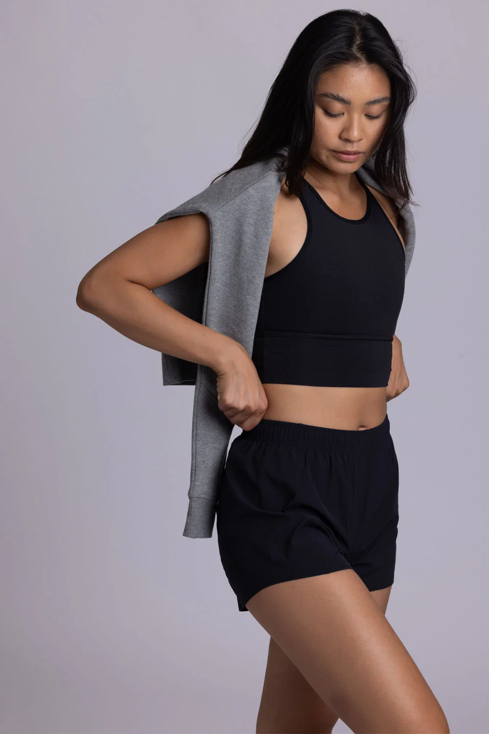 Janie 2.0 High Waisted Run Short - Black - Image 4