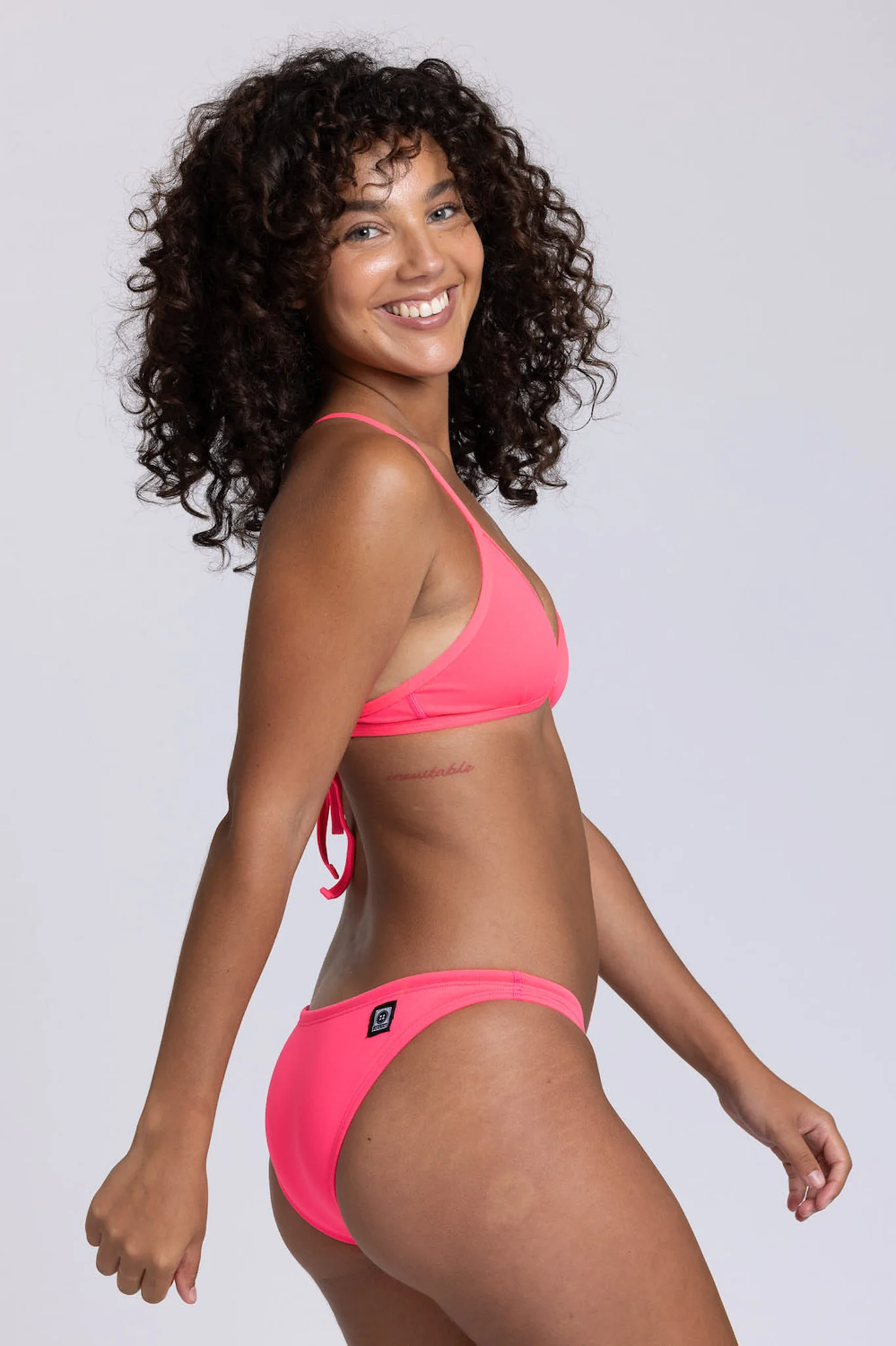Europe Bikini Bottom - Hot Pink - Image 3